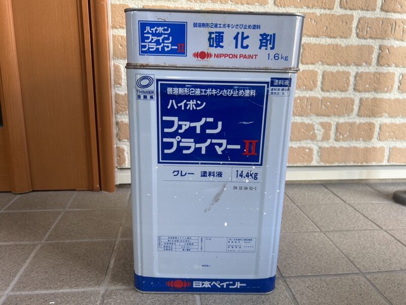 サビ止め塗料です。