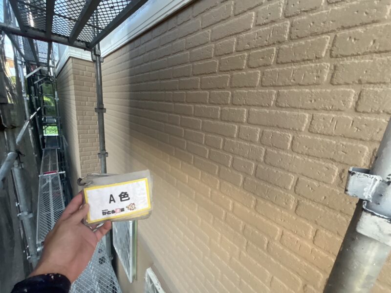 A色塗布完了しました。