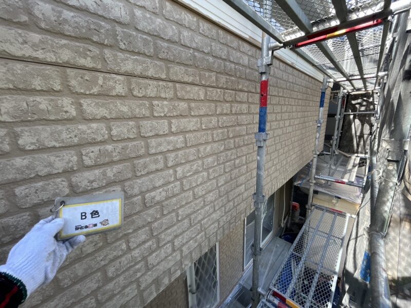 B色塗布完了しました。<br />単色では出せない、唯一無二のデザインが生まれました。