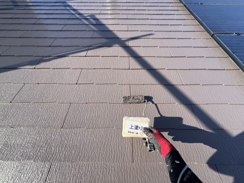 計3回塗りで仕上げます。