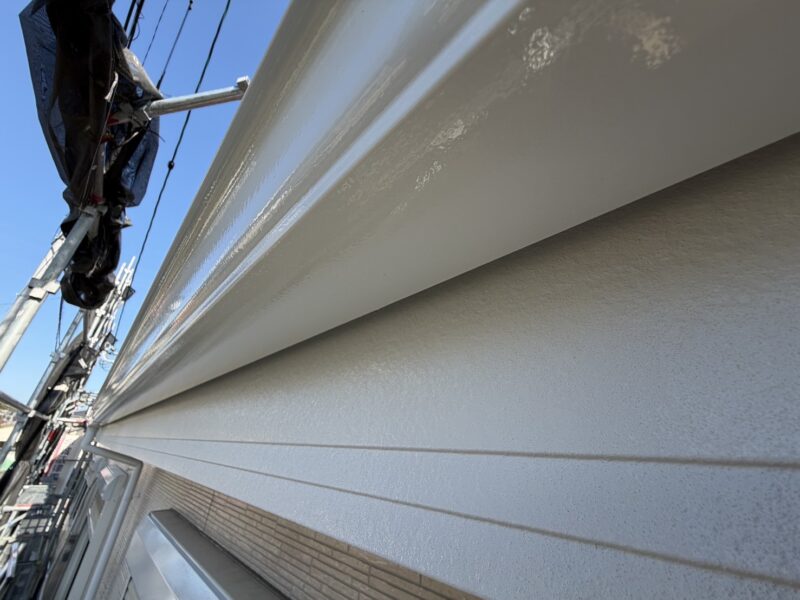 雨樋、鼻隠しともに一点の曇りもなく、新築のお家に負けないくらいの輝く仕上がりです。