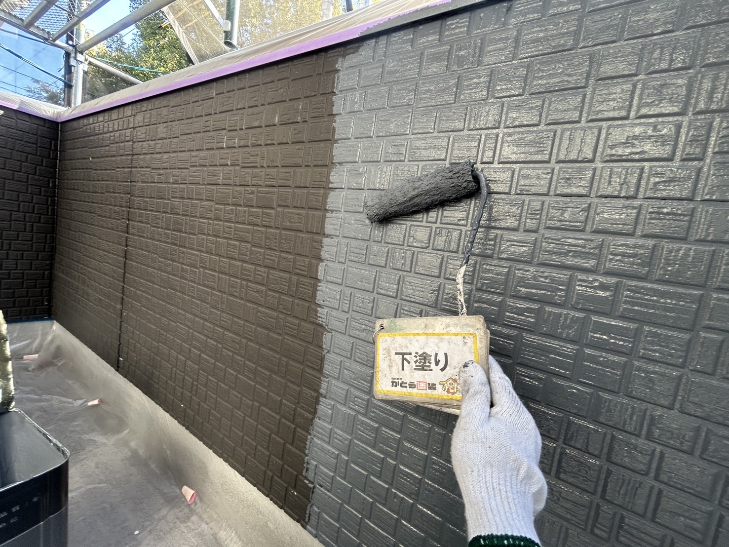 【菊陽町O様邸】外壁塗装｜施工事例｜サイディング外壁に高隠ぺい下塗り塗料