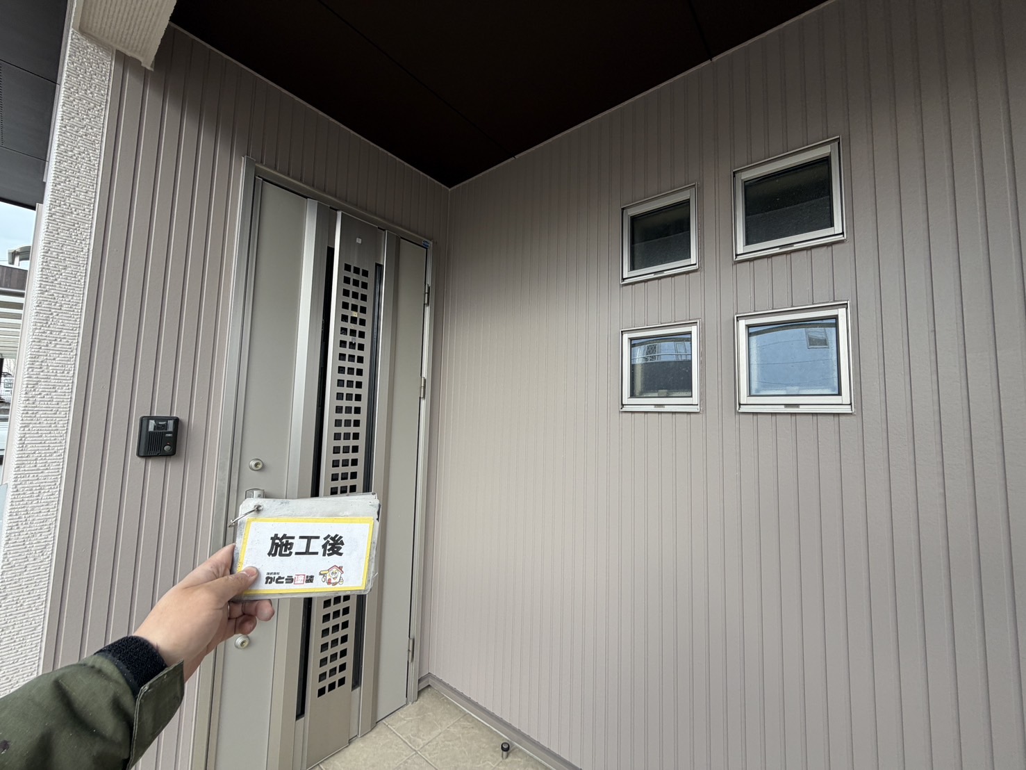 【合志市H様邸】外壁塗装の施工事例｜無機塗料で塗り替え外装工事完了