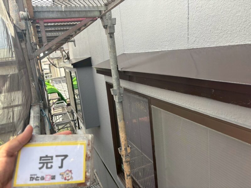 過酷な状況下でも雨風や紫外線に負けない、強靭な塗膜を形成することができました。