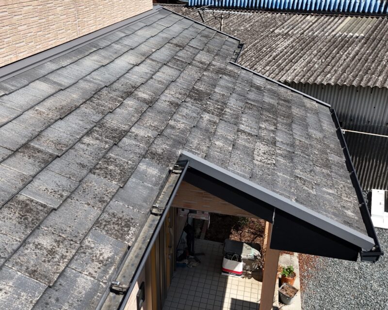 防水性が低下し、水捌けが悪くなっていました。