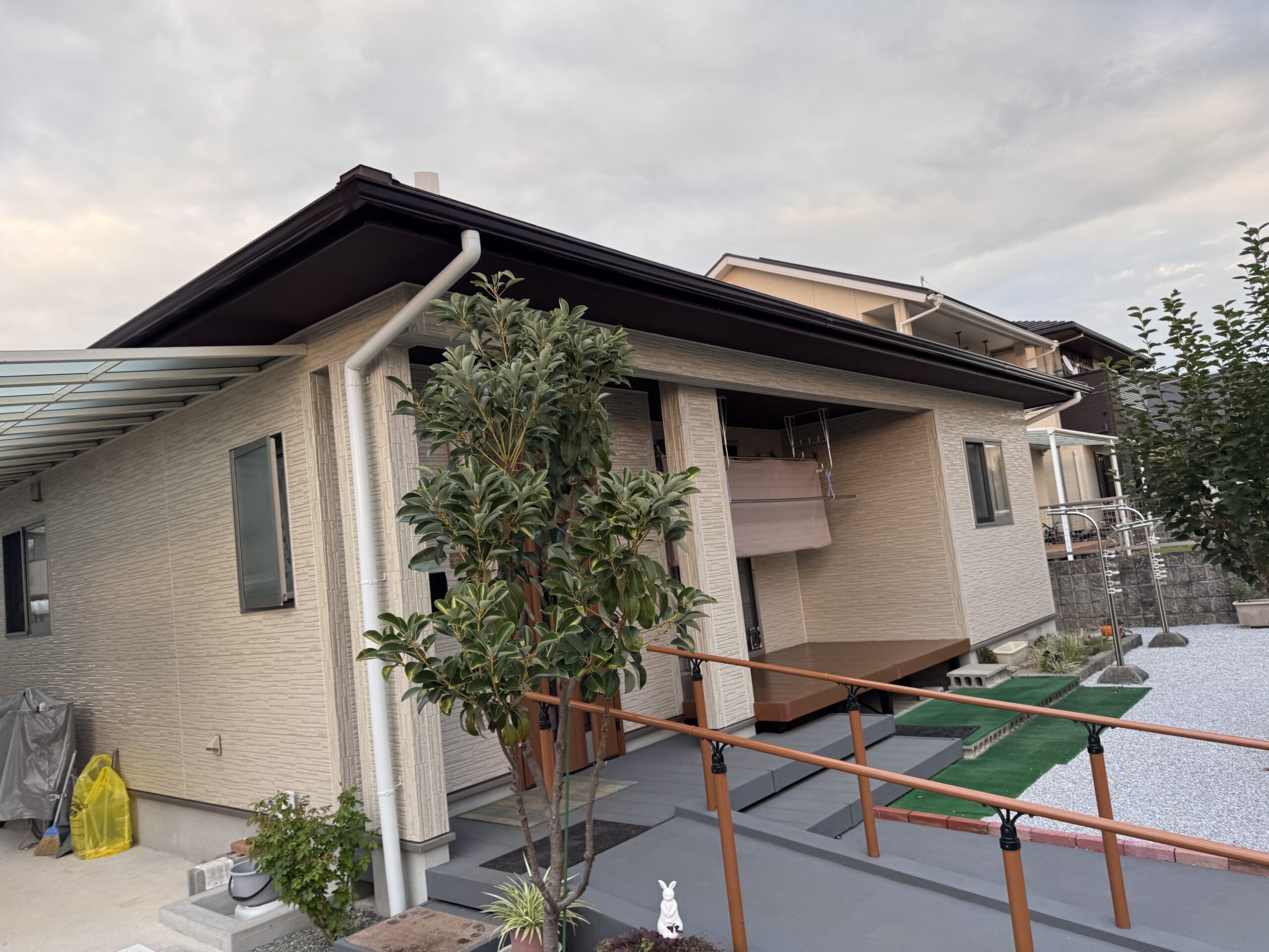 【合志市須屋S様邸】クリアー塗装で仕上げた施工事例｜デザインを維持しながら外壁を保護