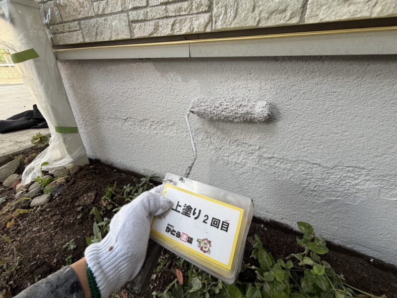 ベースガードという基礎通気を妨げない専用の塗料を使用しています。