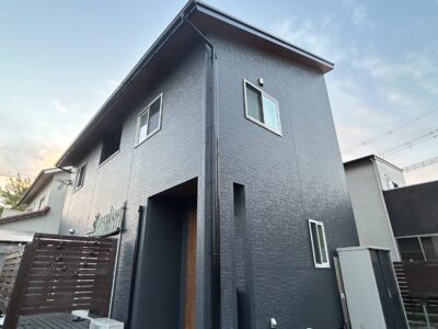 【熊本市東区K様邸】無機塗料を使用した施工事例｜シックで洗練された仕上がり