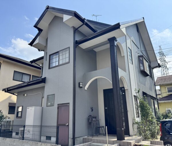 【熊本市北区F様邸】雨漏り工事と外壁屋根の塗り替えで美観向上
