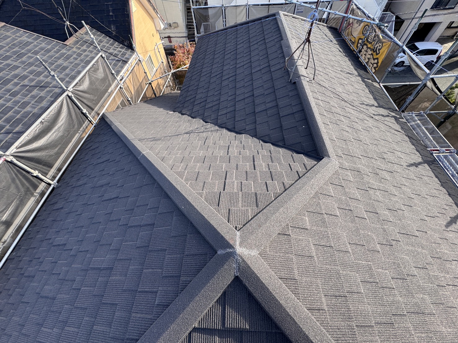 【菊陽町O様邸】屋根カバー工法の施工事例｜30年の材料品質保証と10年の美観保証付き