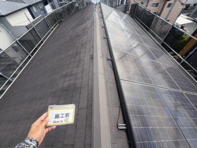 【熊本市北区K様邸】築14年の住宅の外装リフォーム工事開始しました