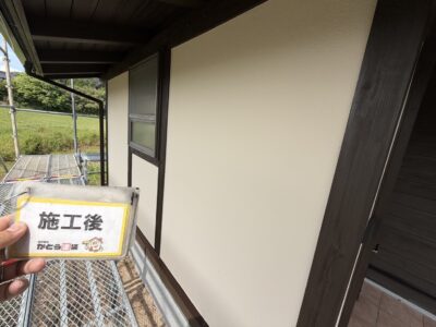 【山鹿市H様邸】断熱性能の高い塗料GAINAで施工しました