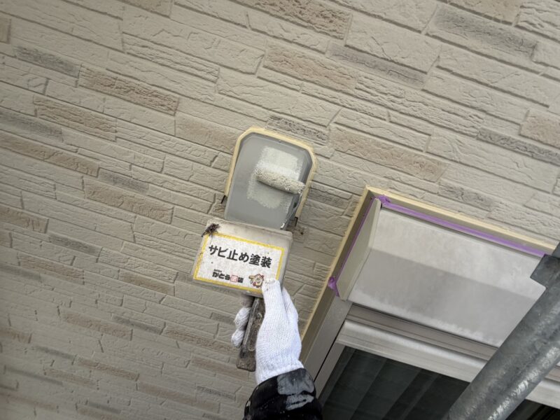 鉄部にはすべてサビ止めを施しています。