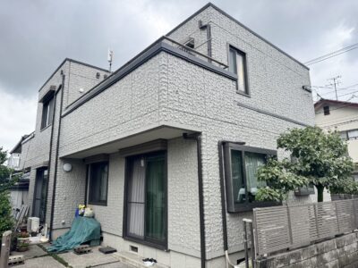 【熊本市北区N様邸】圧倒的な防水性と柔軟性に長けた超高耐候性塗料を使用しました