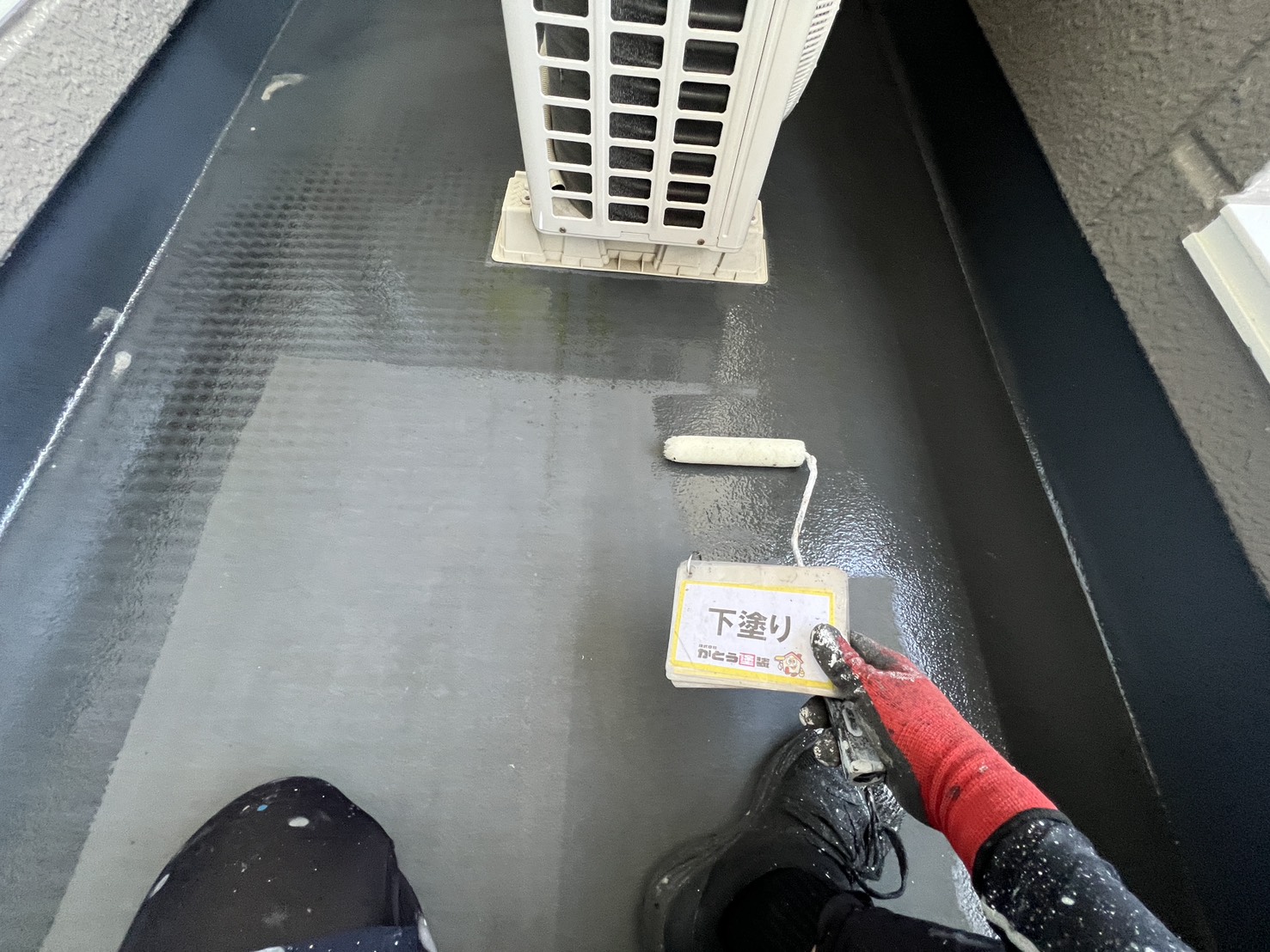 【熊本市北区O様邸】バルコニーの防水工事をおこないました