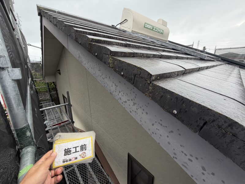 破風は経年劣化によりボロボロと剥がれたり割れたり、劣化が出やすい箇所です。