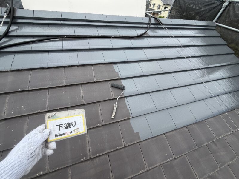 塗装面の凹凸を減らし、塗料をしっかり密着させる効果があります。