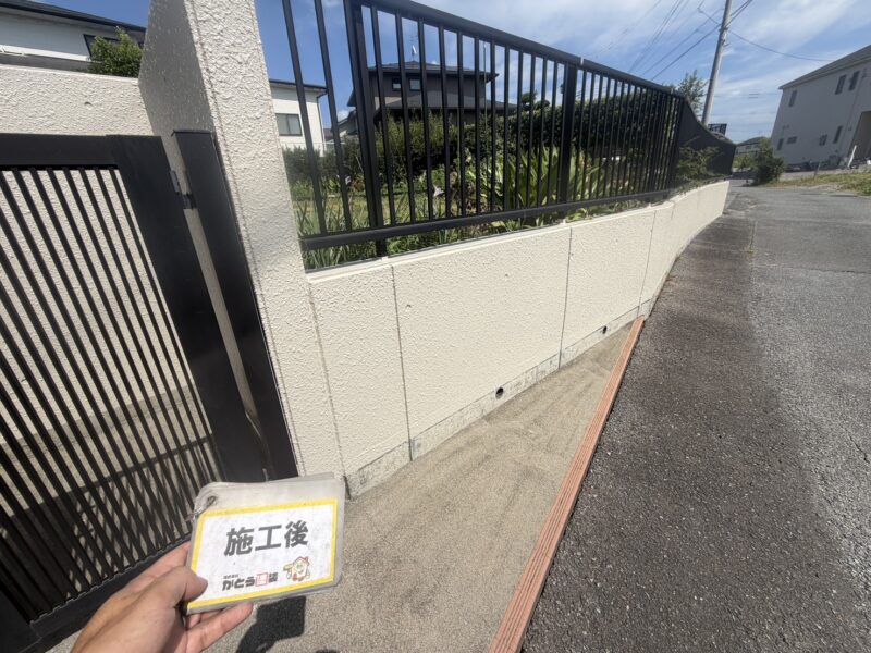 家の顔と言っても過言ではない塀や門扉も塗装できますので、「ここも塗装できるかな？」というお悩みはぜひかとう塗装までお聞かせください。