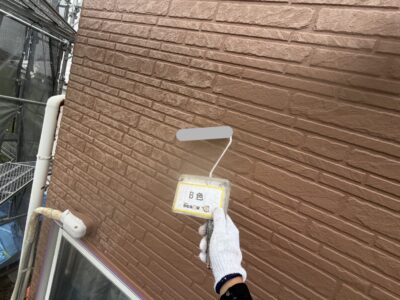 【城南町Y様邸】サイディングの凹凸を活かすWB多彩仕上げ工法にて施工しました