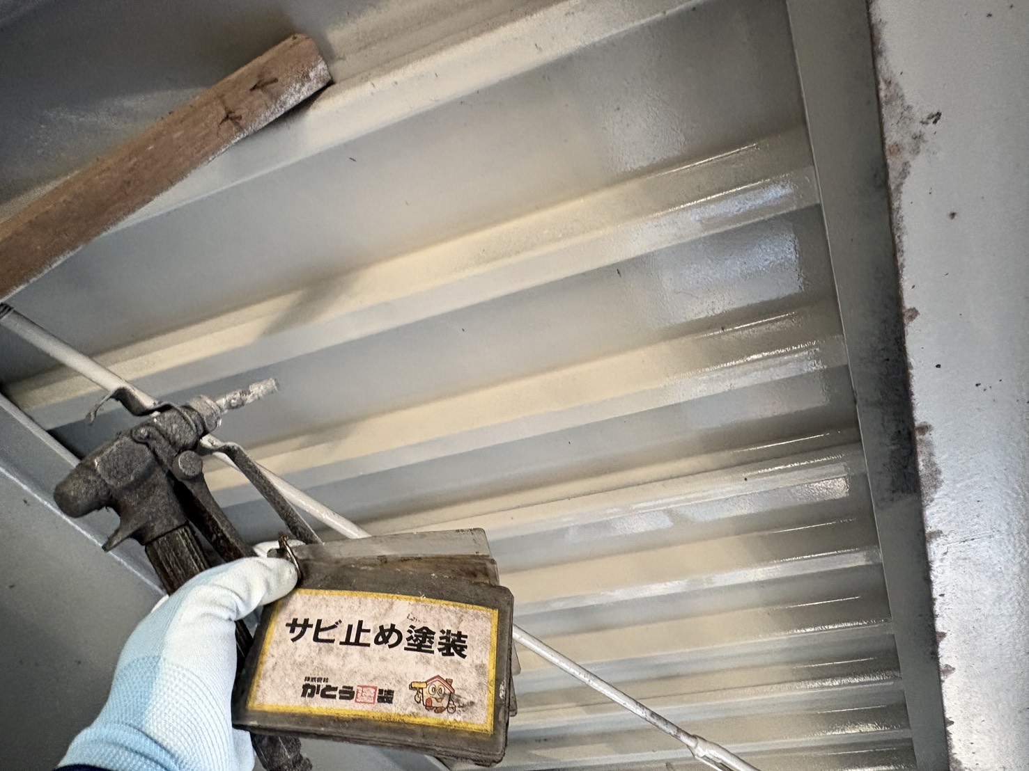 【宇土市M様邸】外階段と軒天の塗装をおこないました