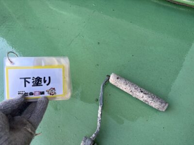 【宇土市M様邸】雨漏り防止のため、ひび割れ補修と防水工事をおこないました
